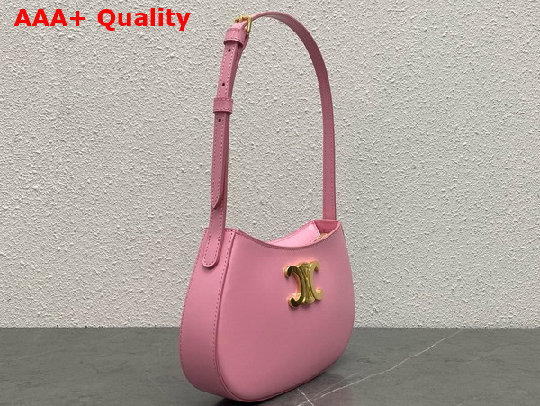 Celine Medium Tilly Bag in Pink Shiny Calfskin Replica