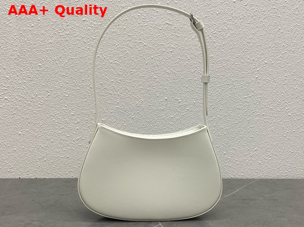 Celine Medium Tilly Bag in White Shiny Calfskin Replica