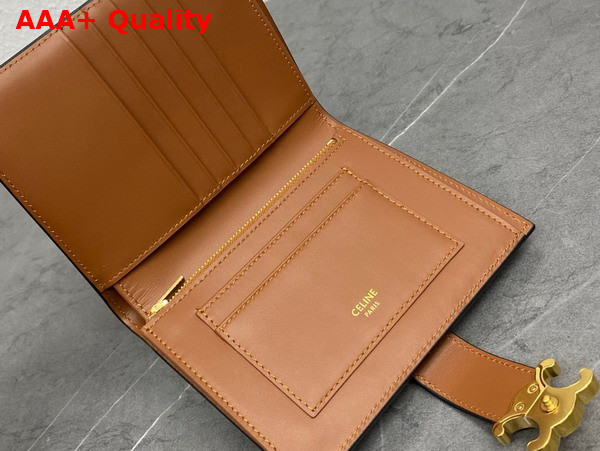 Celine Medium Wallet Celine Victoire in Triomphe Canvas Replica