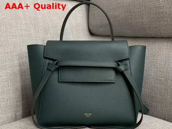 Celine Micro Belt Bag in Grained Calfskin Amazone Replica