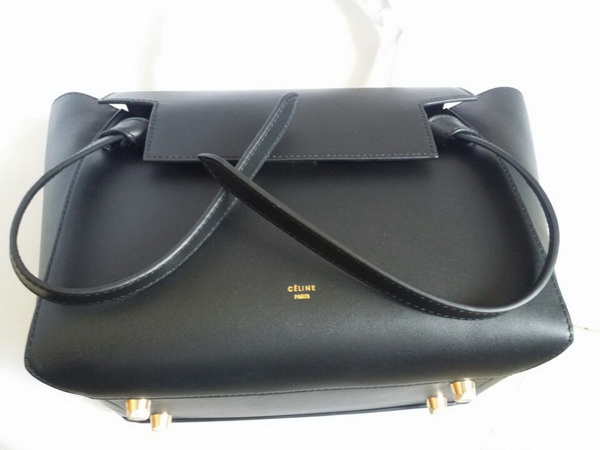 Celine Mini Belt Handbag in Black Smooth Calfskin for Sale