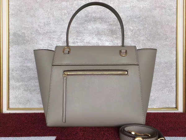 Celine Mini Belt Handbag in Light Grey Smooth Calfskin for Sale