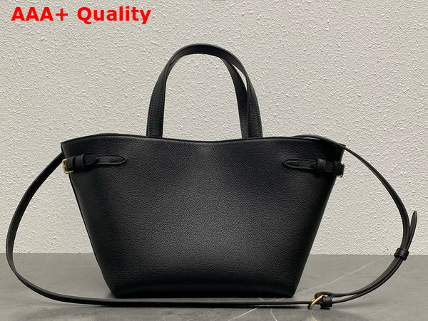 Celine Mini Cabas Anais Cuir Triomphe in Grained Calfskin Black Replica