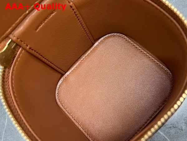 Celine Mini Vanity Case in Tan Smooth Calfskin Replica