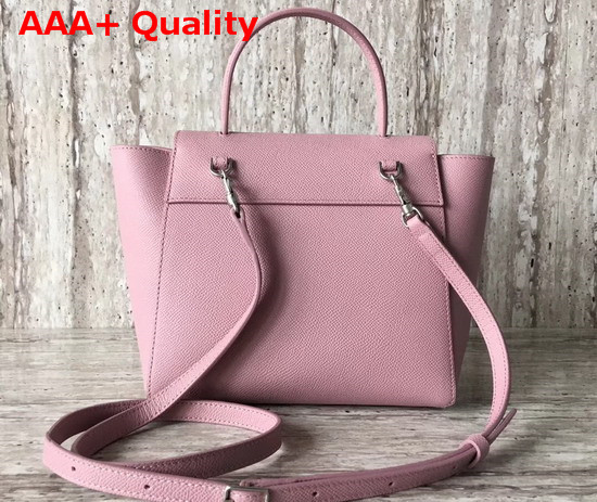 Celine Nano Belt Bag in Pink Grained Calfskin Replica