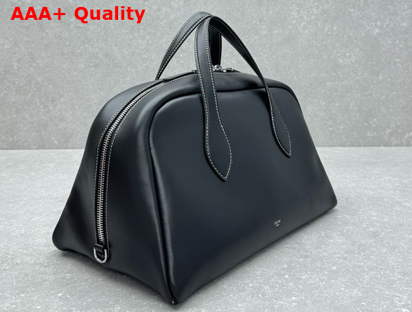 Celine Natural Calfskin Bowling Bag in Black Replica