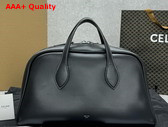 Celine Natural Calfskin Bowling Bag in Black Replica