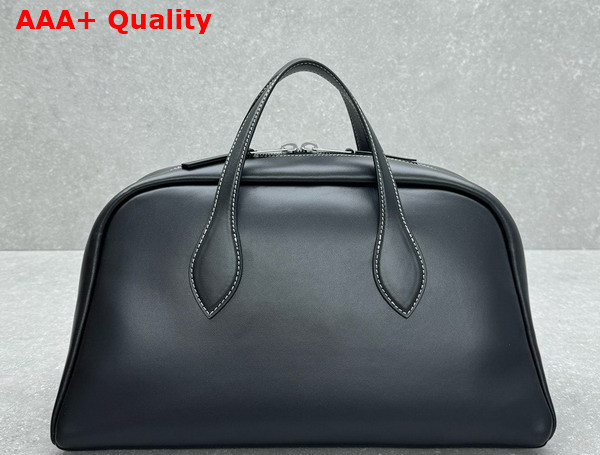 Celine Natural Calfskin Bowling Bag in Black Replica