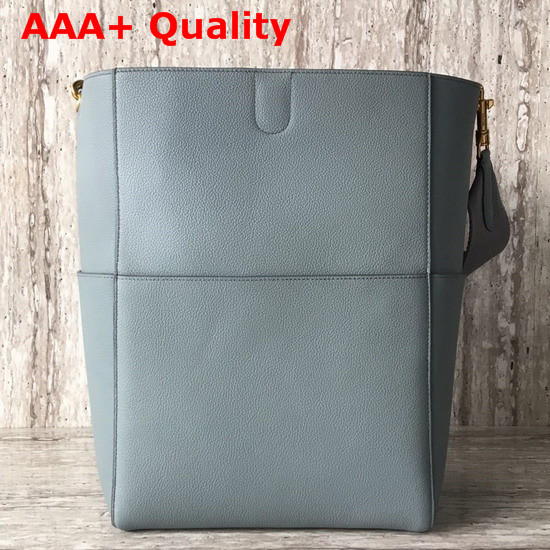 Celine Sangle Bucket Bag in Light Blue Soft Grained Calfskin Replica