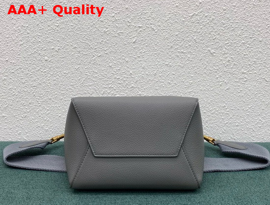 Celine Sangle Small Bucket Bag in Grey Soft Grained Calfskin Replica