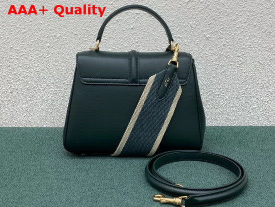 Celine Small 16 Bag in Amazone Satinated Calfskin with Long Strap in Textile and Calfskin Replica