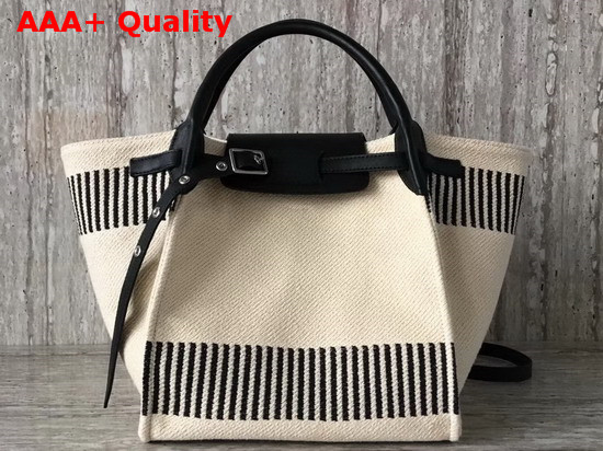 Celine Small Big Bag in Beige Canvas Replica