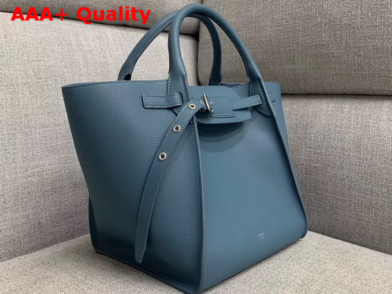 Celine Small Big Bag with Long Strap in Light Blue Supple Grained Calfskin Replica