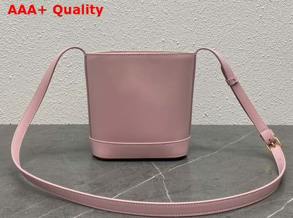 Celine Small Bucket Cuir Triomphe in Smooth Calfskin Light Pink Replica