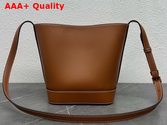 Celine Small Bucket Cuir Triomphe in Smooth Calfskin Tan Replica