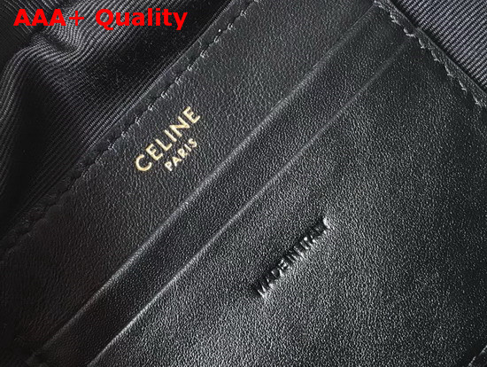 Celine Small C Charm Bag in Black Quilted Calfskin Replica