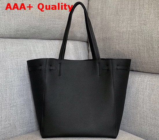 Celine Small Cabas Phantom in Black Soft Grained Calfskin Replica