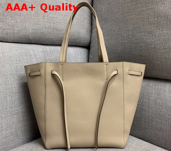 Celine Small Cabas Phantom in Light Grey Soft Grained Calfskin Replica