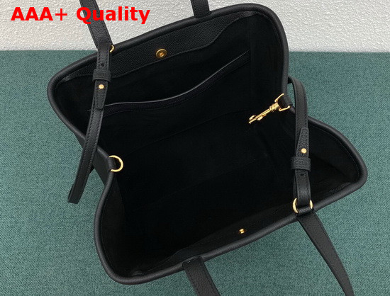 Celine Small Folded Cabas in Black Grained Calfskin Replica