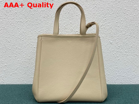 Celine Small Folded Cabas in Linen Grained Calfskin Replica