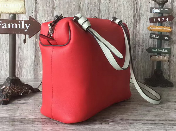 Celine Small Soft Cube Bag in Bright Red Smooth Calfskin For Sale