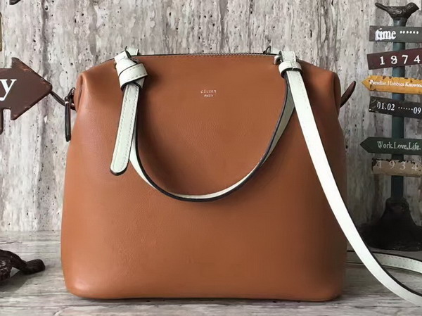 Celine Small Soft Cube Bag in Light Tan Smooth Calfskin For Sale