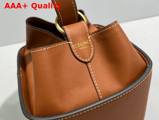 Celine Strap Box in Tan Smooth Calfskin Replica