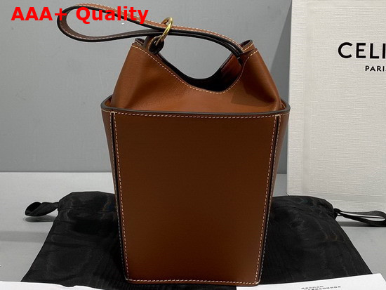 Celine Strap Box in Tan Smooth Calfskin Replica