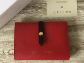 Celine Strap Medium Multifunction in Red Grained and Shiny calfskin For Sale