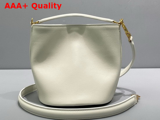 Celine Teen Bucket 16 in Smooth Calfskin Rice Replica