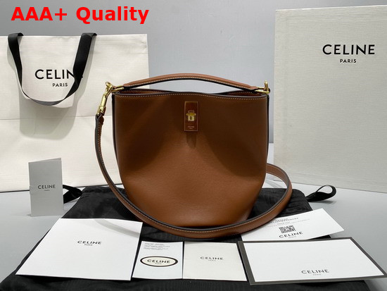 Celine Teen Bucket 16 in Smooth Calfskin Tan Replica