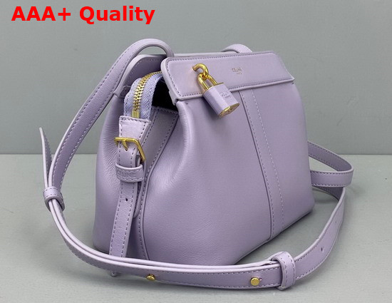 Celine Teen Cabas De France in Shiny Calfskin Lilas Replica