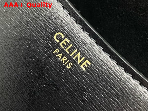 Celine Teen Celine Lola in Black Shiny Calfskin Replica