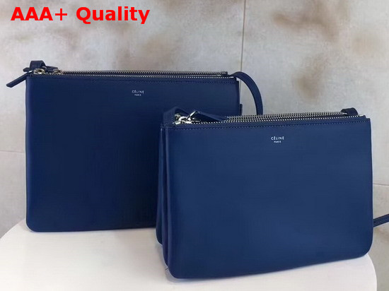 Celine Trio Bag in Blue Replica