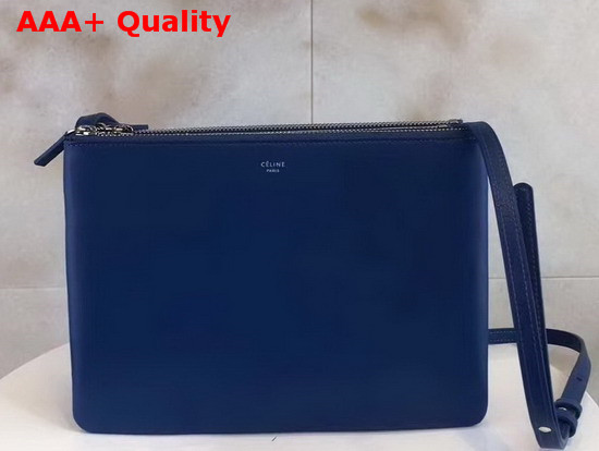 Celine Trio Bag in Blue Replica