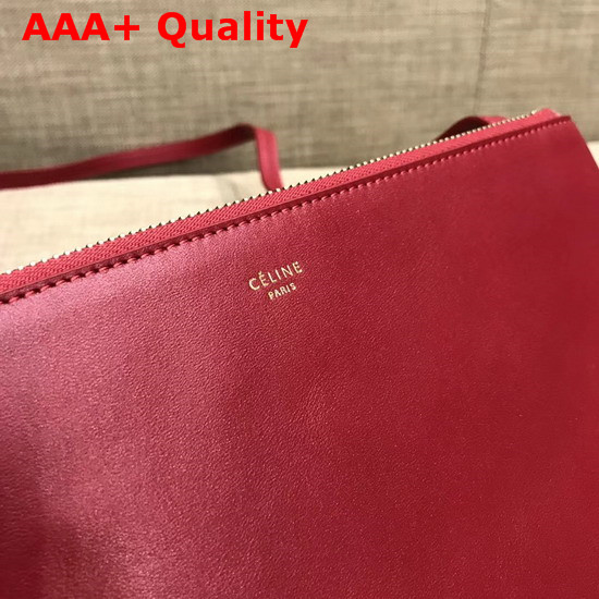 Celine Trio Bag in Red Replica