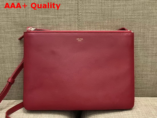 Celine Trio Bag in Red Replica