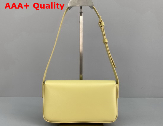 Celine Triomphe Shoulder Bag in Shiny Calfskin Papyrus Replica