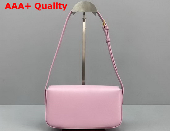 Celine Triomphe Shoulder Bag in Shiny Calfskin Rose Quartz Replica