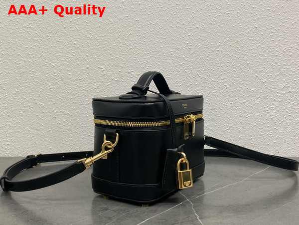 Celine Vanity in Black Shiny Calfskin Replica