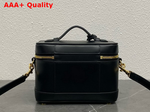 Celine Vanity in Black Shiny Calfskin Replica