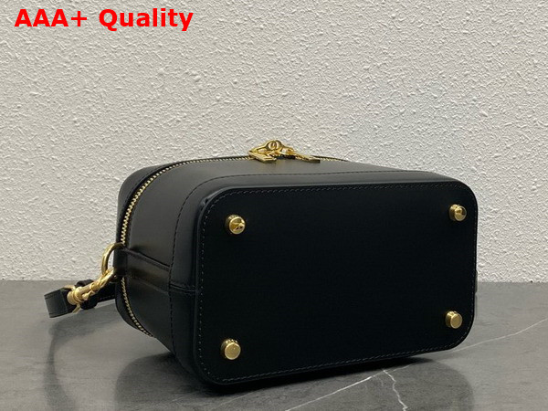 Celine Vanity in Black Shiny Calfskin Replica