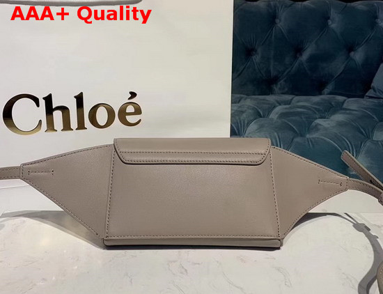 Chloe C Belt Bag in Shiny and Suede Calfskin Motty Grey Replica