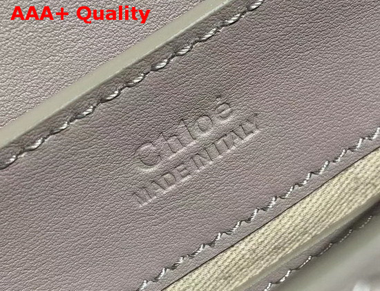 Chloe C Belt Bag in Shiny and Suede Calfskin Motty Grey Replica