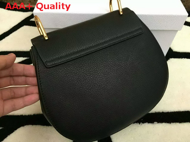 Chloe Drew Bag In Black Grained Leather Replica