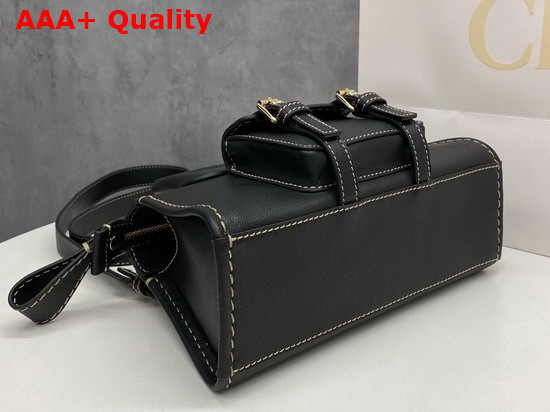 Chloe Edith Mini Bag in Buffalo Leather Black Replica