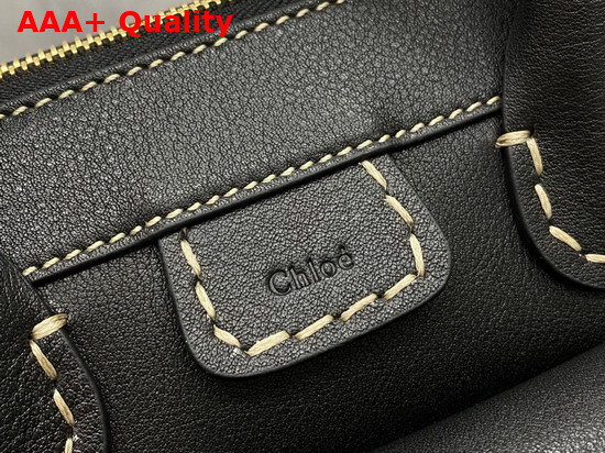 Chloe Edith Mini Bag in Buffalo Leather Black Replica