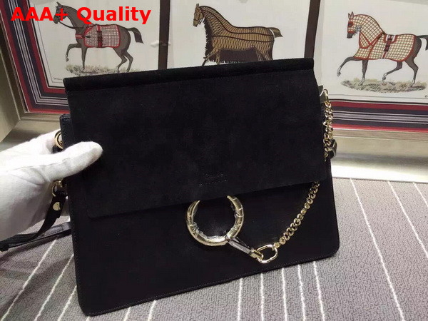 Chloe Faye Bag in Black Calfskin Replica