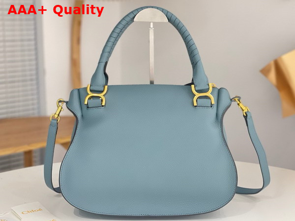 Chloe Marcie Bag in Cloudy Blue Grained Leather Replica