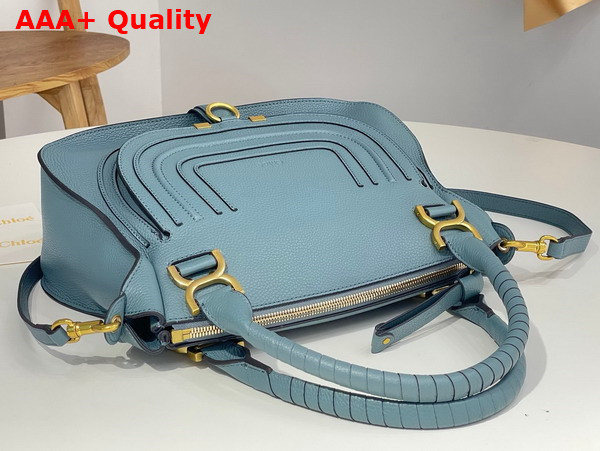 Chloe Marcie Bag in Cloudy Blue Grained Leather Replica